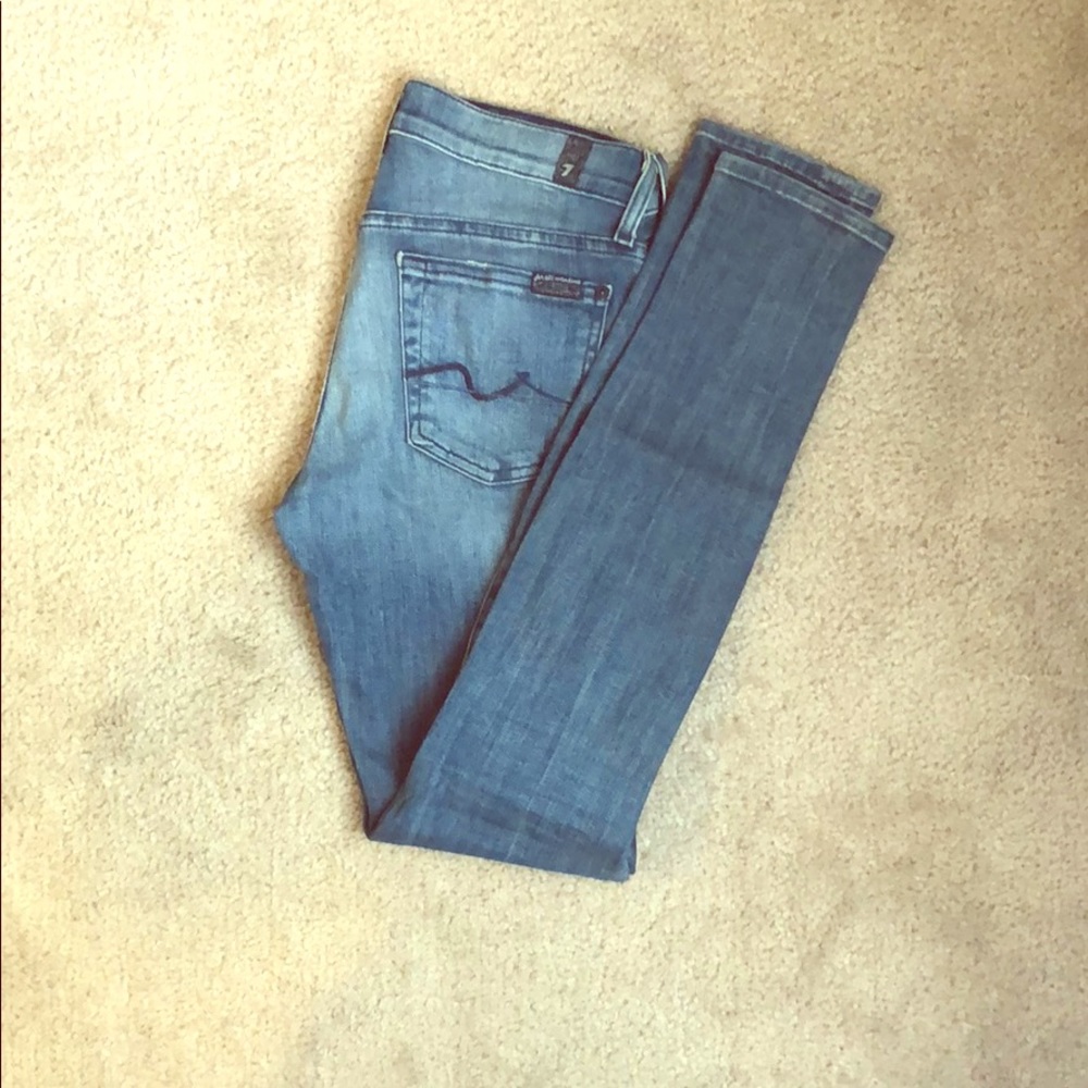 7 FAM SKINNY JEANS size 25